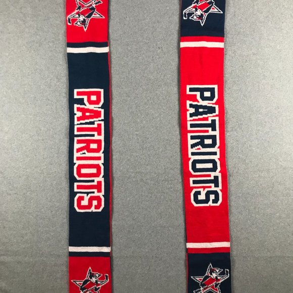 Prep Gear Knit Scarf New England Patriots Winter Outdoor Football NFL Lot of 2 - Picture 2 of 12